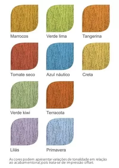 Tabela de cores de grafiato